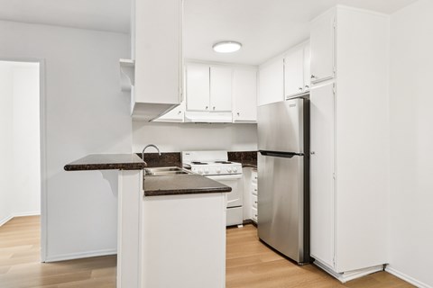 Floor plan for 1 bed, 1 bath